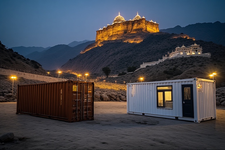 Site Office Container setup in Rishikesh